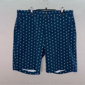 Peter Millar - men’s Crown sports golf shorts skulls crossbone print pants SZ 38